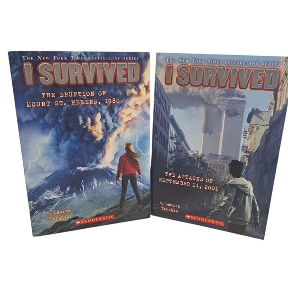 I Survived Lot Book September 11 2001 Mt. St. Helens 1980 Graphic Novel History - Picture 1 of 4